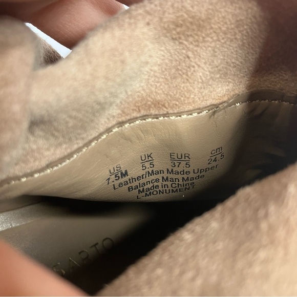 Franco Sarto monument suede leather ankle boots size 7.5 - Picture 8 of 8